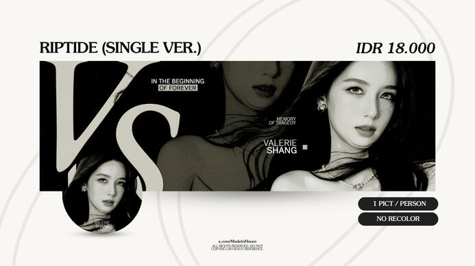 RIPTIDE (SINGLE Ver.) | IDR 18.000