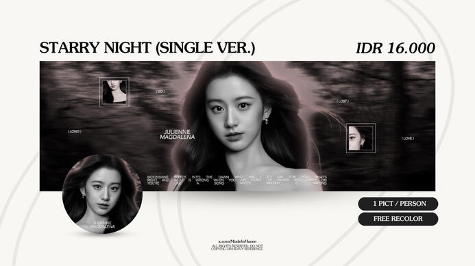 STARRY NIGHT (SINGLE Ver.) | IDR 16.000