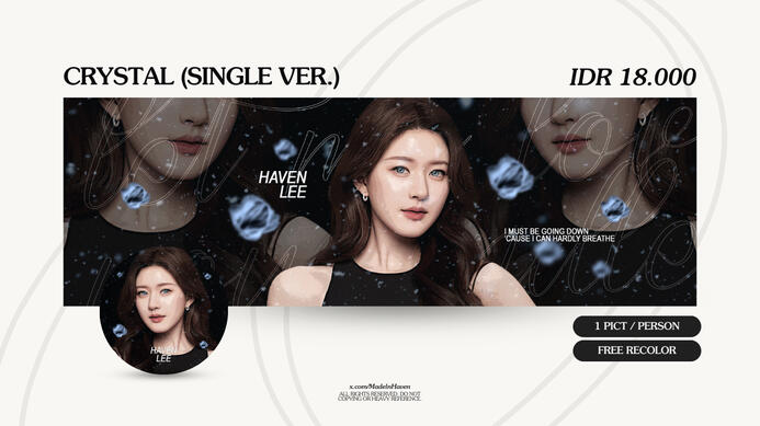CRYSTAL (SINGLE Ver.) | IDR 18.000
