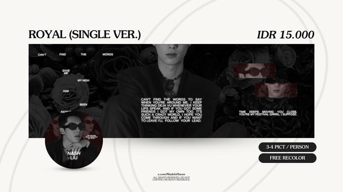 ROYAL (SINGLE Ver.) | IDR 15.000