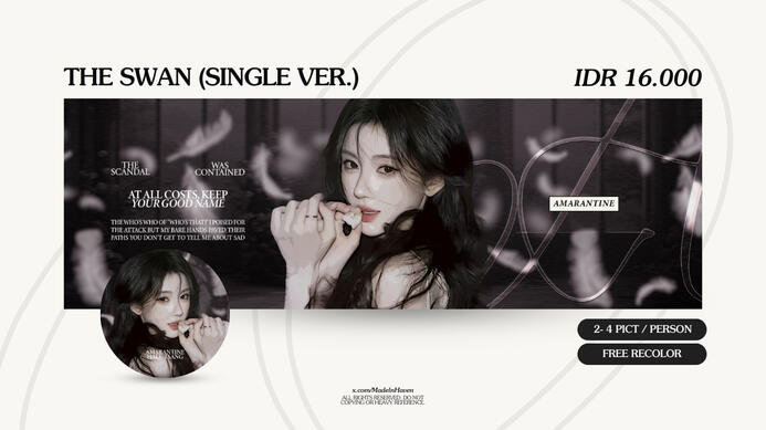 THE SWAN (SINGLE Ver.) | IDR 16.000
