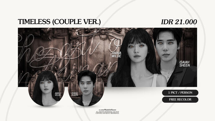 TIMELESS (COUPLE Ver.) | IDR 21.000