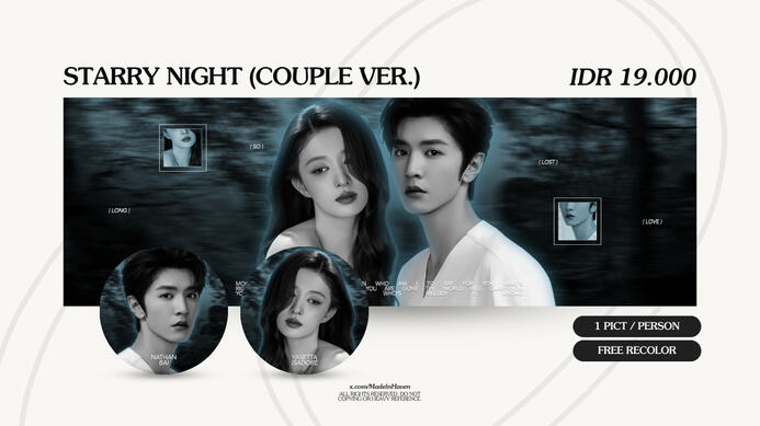 STARRY NIGHT (COUPLE Ver.) | IDR 19.000