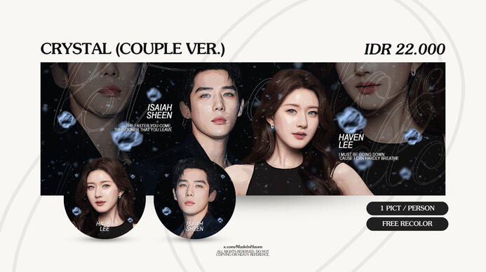 CRYSTAL (COUPLE Ver.) | IDR 22.000