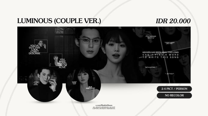 LUMINOUS (COUPLE Ver.) | IDR 20.000
