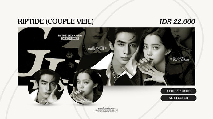 RIPTIDE (COUPLE Ver.) | IDR 22.000