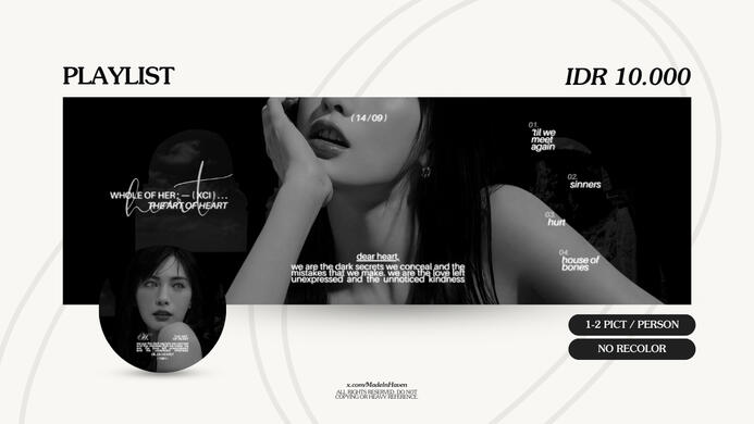 PLAYLIST | IDR 10.000