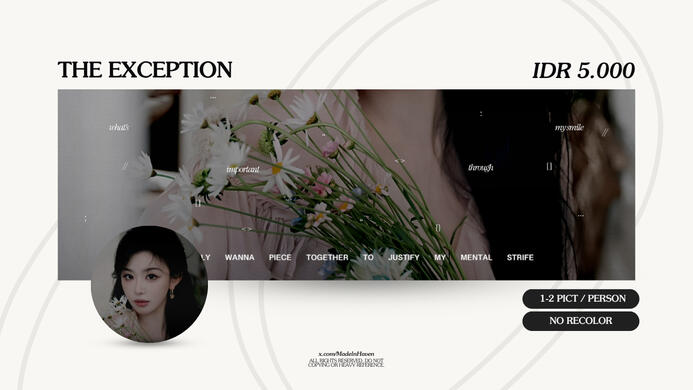THE EXCEPTION | IDR 5.000
