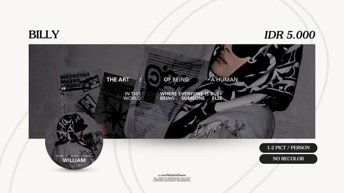BILLY | IDR 5.000