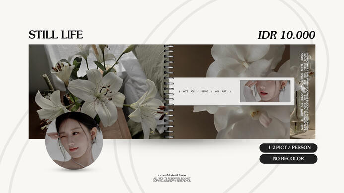 STILL LIFE | IDR 10.000