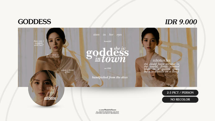 GODDESS | IDR 9.000