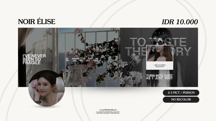 NOIR ÉLISE | IDR 10.000