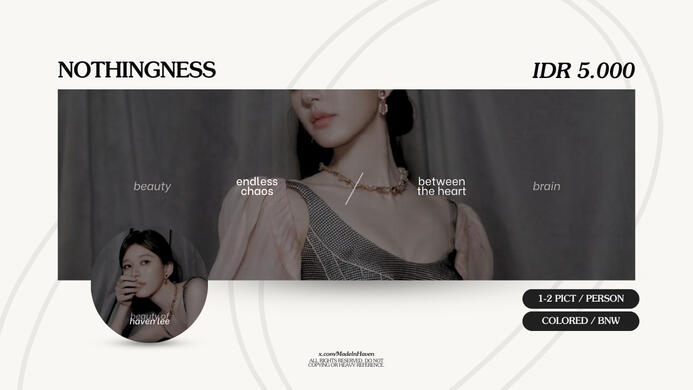 NOTHINGNESS | IDR 5.000