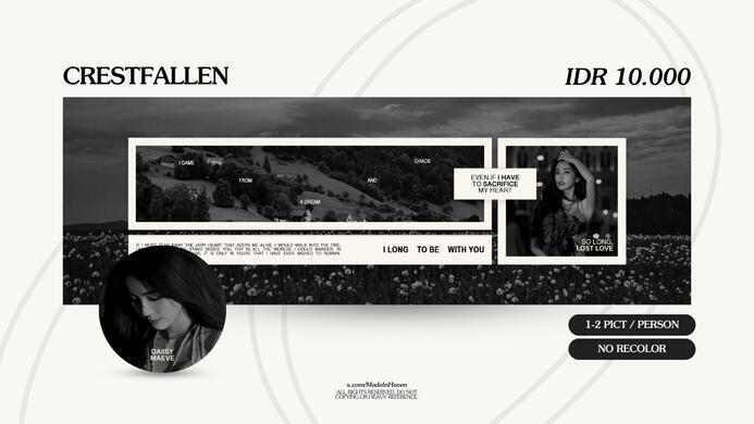 CRESTFALLEN | IDR 10.000